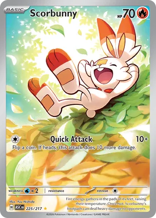 Scorbunny (Ascended Heroes 225/217)